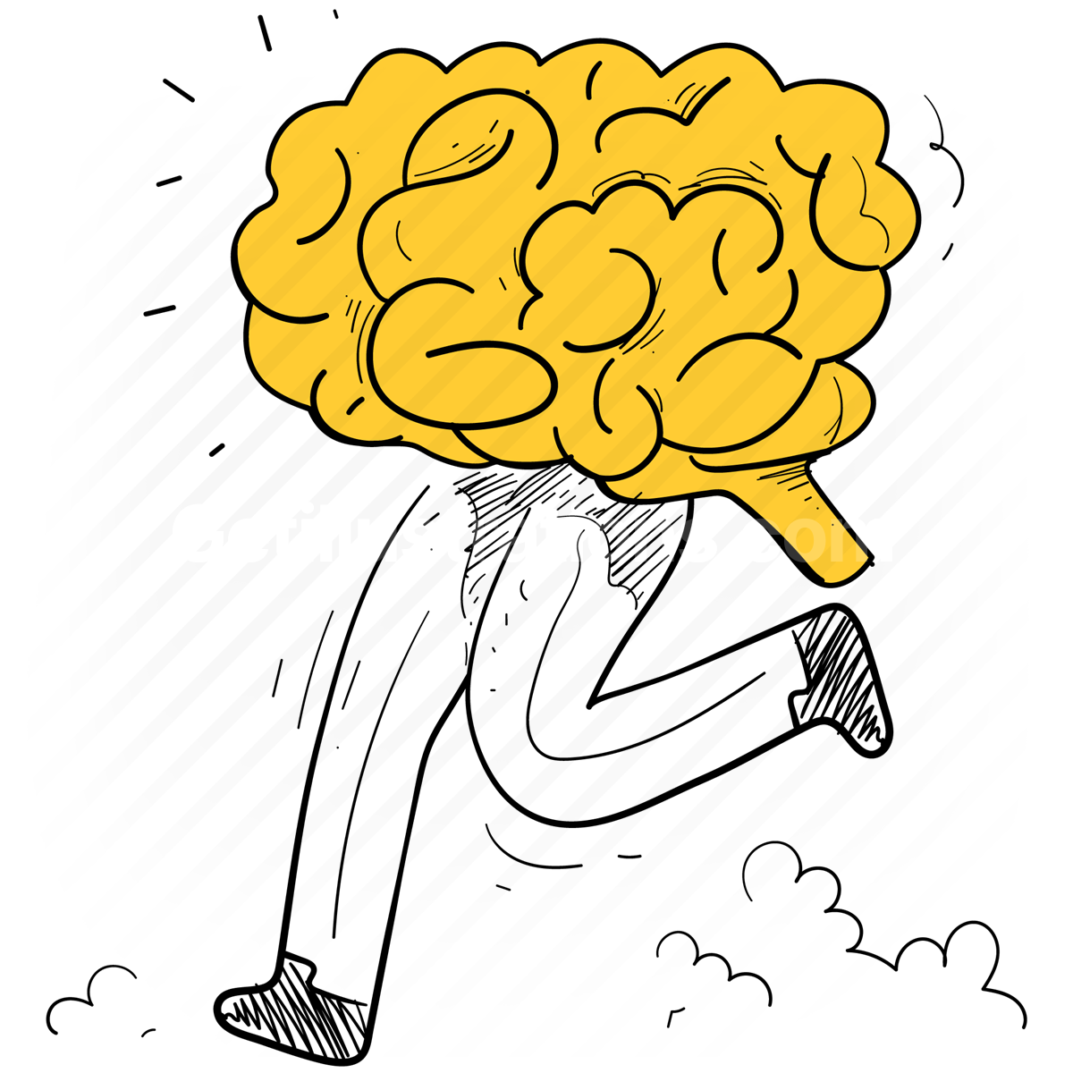 brain, thought, mind, running, overthinking, mental